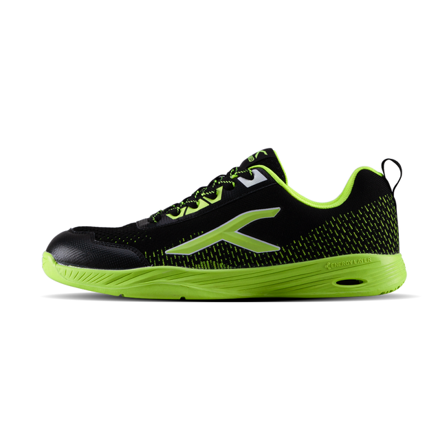 Hundred Court Flyer Badminton Shoe | BLACK/LIME