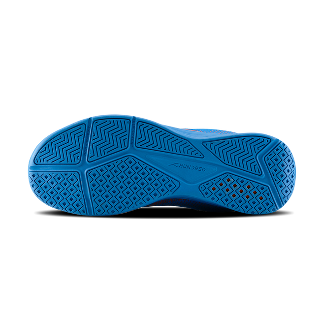 Hundred Court Flyer Badminton Shoe | BLUE / ORANGE