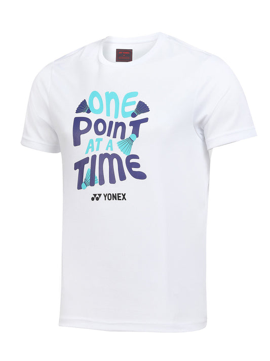 Yonex Badminton Tshirt Round Neck M 3047 - White