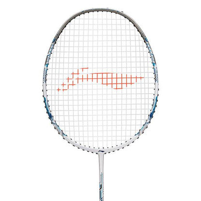 Li-Ning Air Force 77 - G3 Unstrung Badminton Racket | White/Silver/Blue