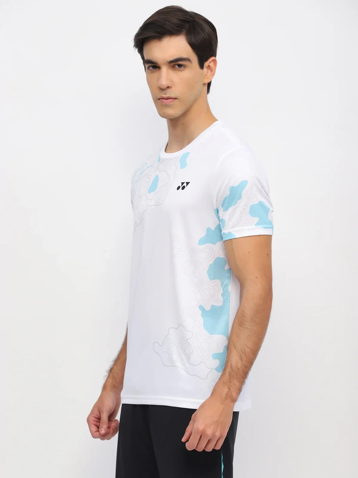 YONEX T Shirt Round Neck 2962 - White – Premium Breathable White Tee for Active Players