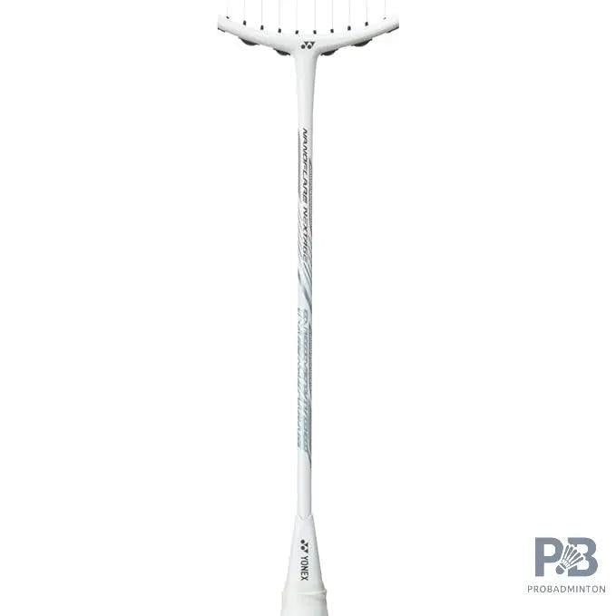 Yonex Nanoflare Nextage Badminton Racket | Medium Flex, Lightweight Power, White Grey