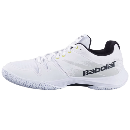 Babolat Shadow Team 2 Men Badminton Shoes White/White – Lightweight Indoor Court Shoes