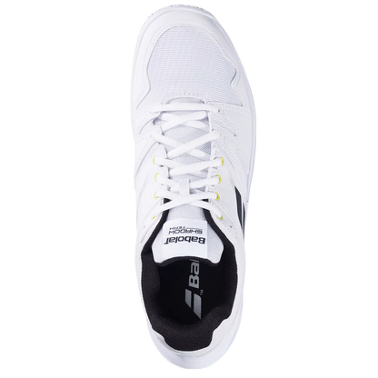 Babolat Shadow Team 2 Men Badminton Shoes White/White – Lightweight Indoor Court Shoes