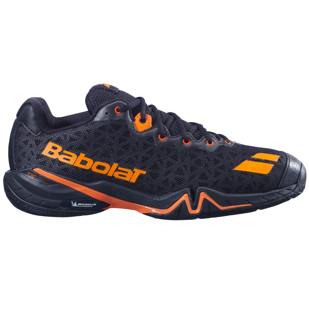 Babolat Shadow 4 Men’s Badminton Shoes Black/Orange – Professional Indoor Court Shoes