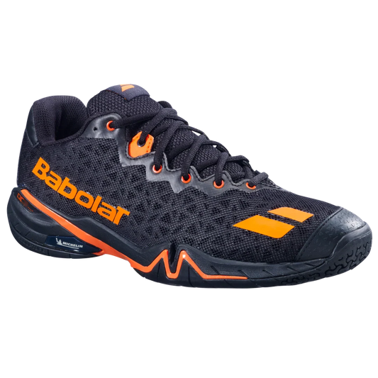 Babolat Shadow 4 Men’s Badminton Shoes Black/Orange – Professional Indoor Court Shoes