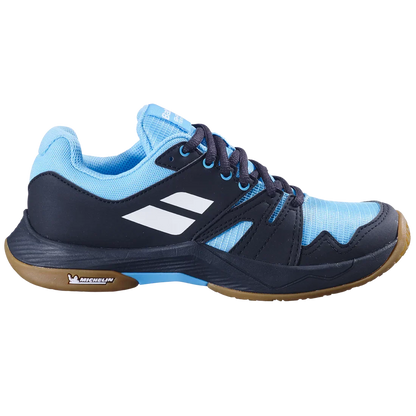 Babolat Shadow Team 2 Junior Badminton Shoes Black/Blue – Lightweight Indoor Court Shoes for Kids