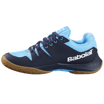 Babolat Shadow Team 2 Junior Badminton Shoes Black/Blue – Lightweight Indoor Court Shoes for Kids