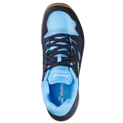 Babolat Shadow Team 2 Junior Badminton Shoes Black/Blue – Lightweight Indoor Court Shoes for Kids
