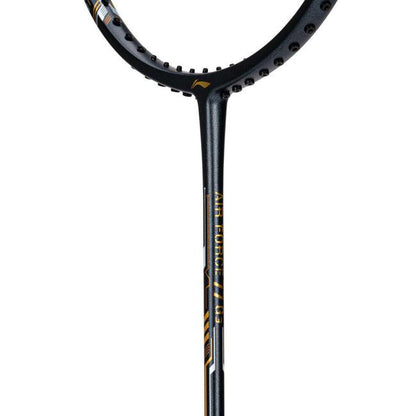 Li-Ning Air Force 77 - G3 Unstrung Badminton Racket | Dark Grey/White/Gold