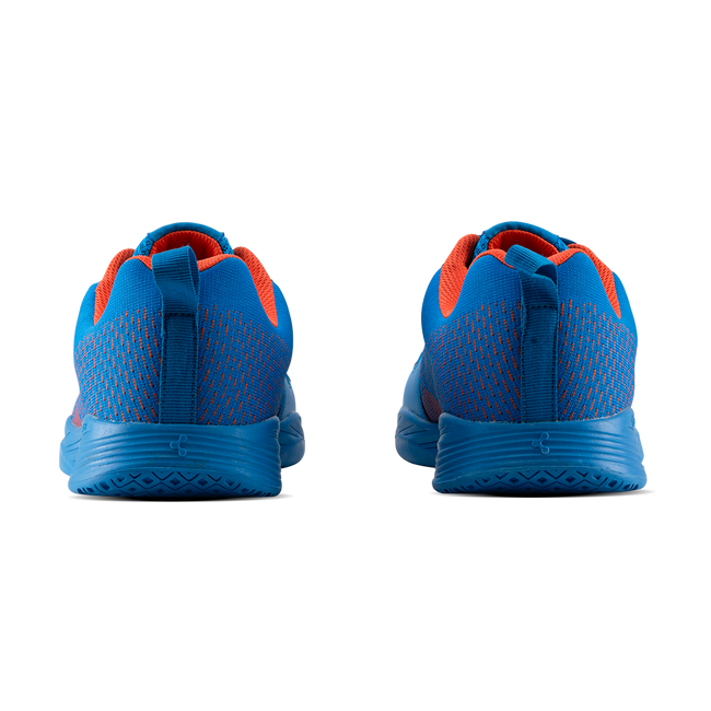 Hundred Court Flyer Badminton Shoe | BLUE / ORANGE