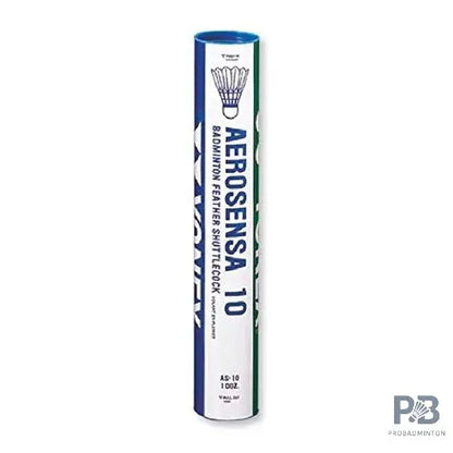 YONEX Aerosensa AS-10 Feather Badminton Shuttlecock (1Tube,12 Shuttlecock)
