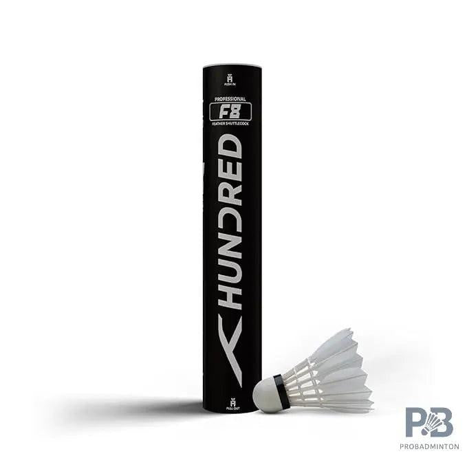 The Hundred F8 Badminton Feather Shuttlecocks | Speed 76 & 77