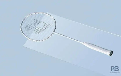 Yonex Nanoflare Nextage Badminton Racket | Medium Flex, Lightweight Power, White Grey