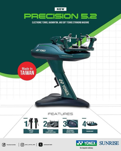 Yonex Precision 5.2 Electronic Badminton/Tennis Stringing Machine (SPR52W)