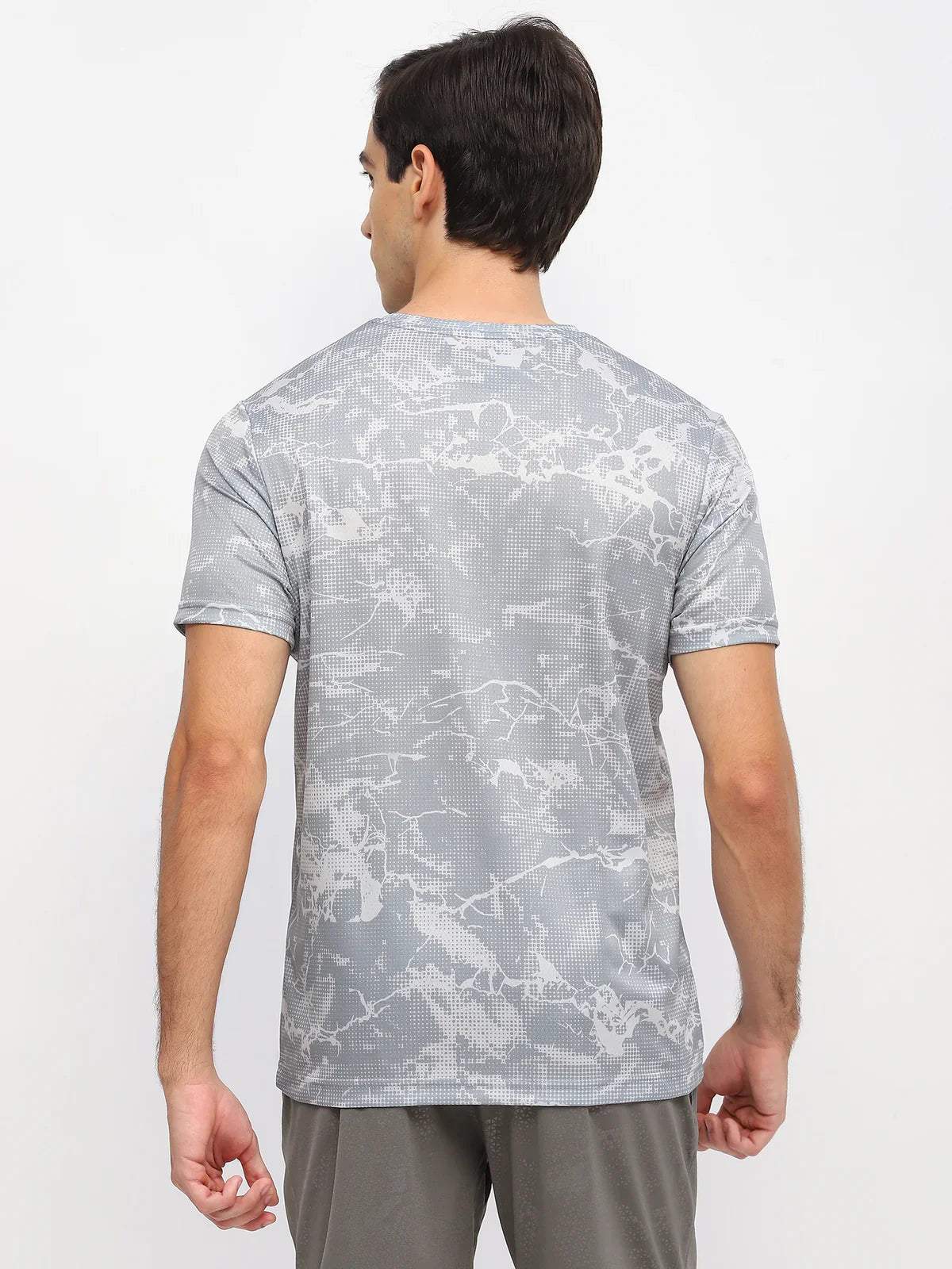 YONEX T Shirt Round Neck 2963 - Glacier Gray – Premium Breathable Tee for Badminton & Tennis Players