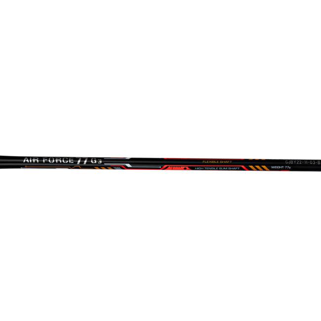 Li-Ning Air Force 77 - G3 Unstrung Badminton Racket | Black/Red/Orange