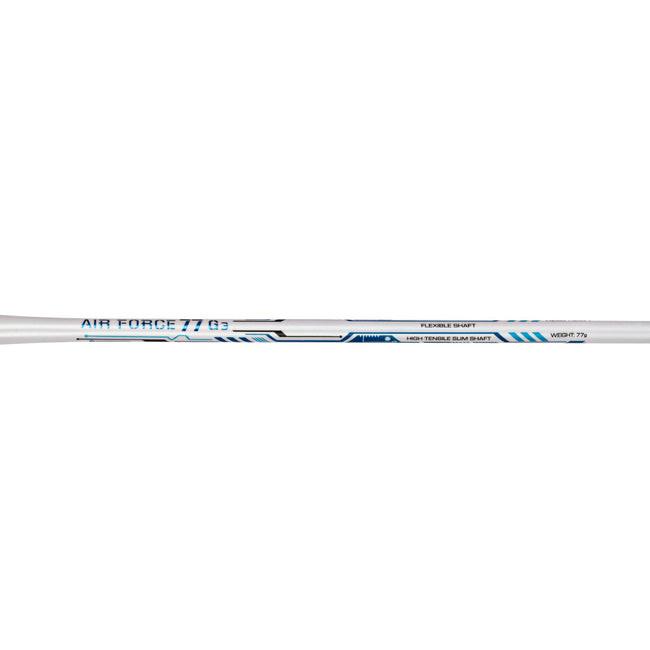 Li-Ning Air Force 77 - G3 Unstrung Badminton Racket | White/Silver/Blue