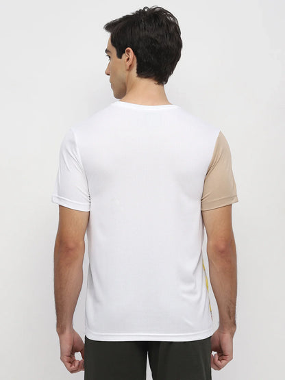 YONEX T Shirt Round Neck 2965 - White – Premium Breathable White Tee for Active Players