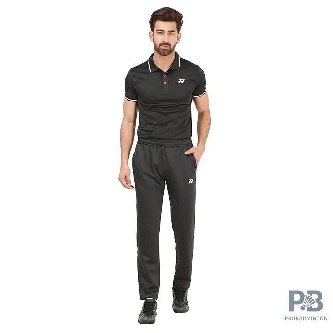 Yonex Track Pant 2507 for Men (Dark Navy/Jet Black) | Premium Badminton/Tennis/Gym Pants | UV Protection | Quick Dry | Sweat Absorbent | High-Waist Design