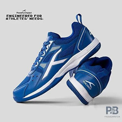 HUNDRED Raze Badminton Shoes (Blue / White)