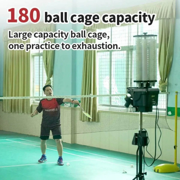 AERO SMASH Smart Badminton Ball Shooting Equipment ( Shuttle feeder for practice)