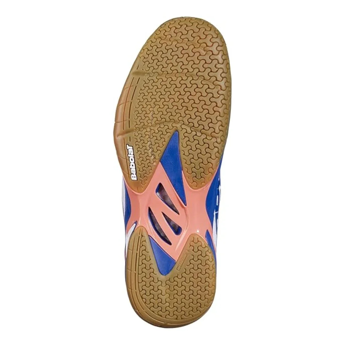 Babolat Shadow 4 Men’s Badminton Shoes White/Navy Blue – Professional Indoor Court Shoes