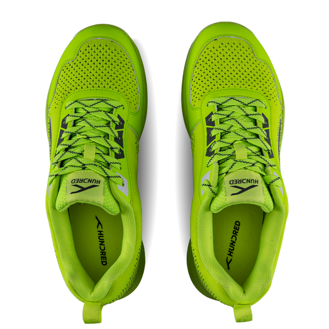 Hundred Court Flyer Badminton Shoe | LIME/DARK/GREY