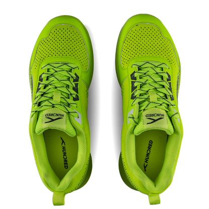 Hundred Court Flyer Badminton Shoe | LIME/DARK/GREY