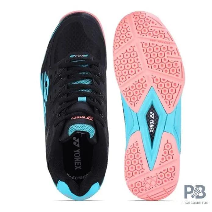 Yonex Tour Skill 2  Badminton Shoes (BLACK / CERAMIC / NASTURTIUM)
