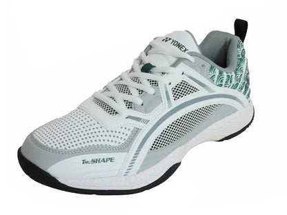 Yonex Tokyo Ultima Badminton Shoes for Men (White/Porpoise/Vintage Green)