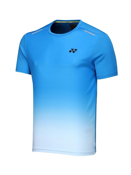 Yonex Badminton Tshirt Round Neck M 2998 - Ibiza Blue – Premium Breathable Tee for Badminton & Tennis Players
