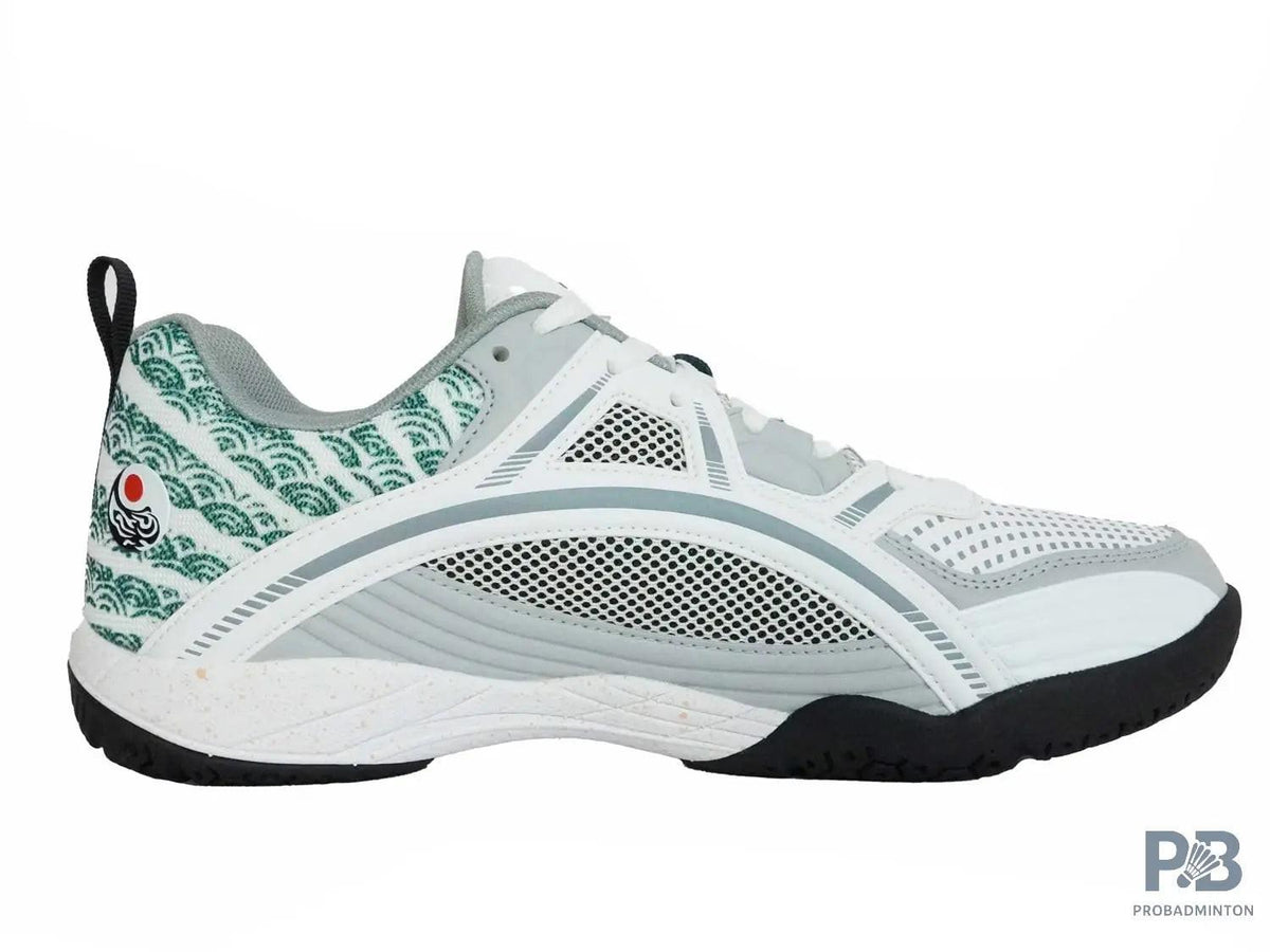 Yonex Tokyo Ultima Badminton Shoes for Men (White/Porpoise/Vintage Green)