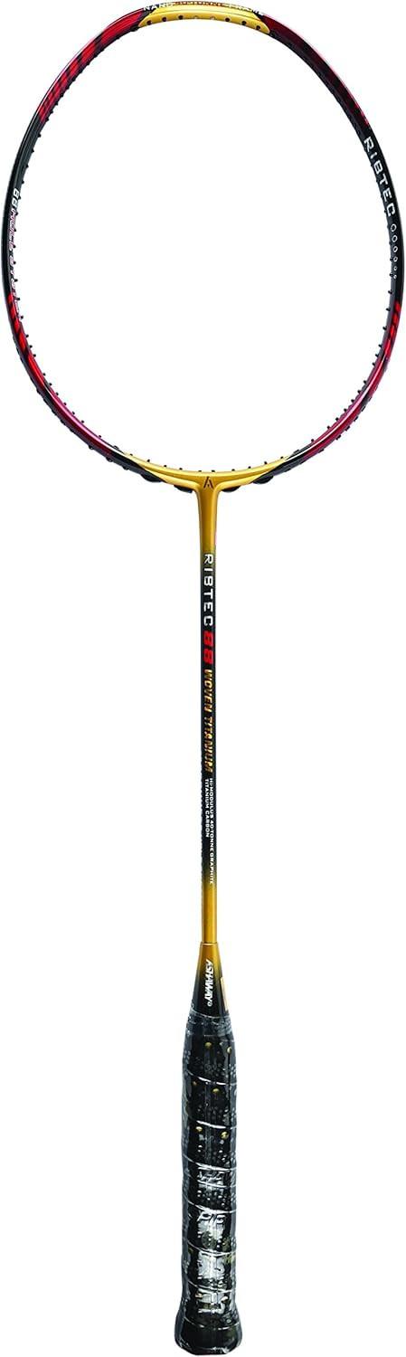 Ashaway Ribtec 88 Woven Ti HM Graphite Badminton Racquet | Lightweight | High Modulus Graphite | All-Round Performance | Unstrung Racket