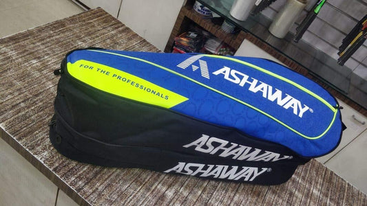ASHAWAY ATB 865 D Double Zip Badminton Kit Bag | Durable Badminton Racket Bag