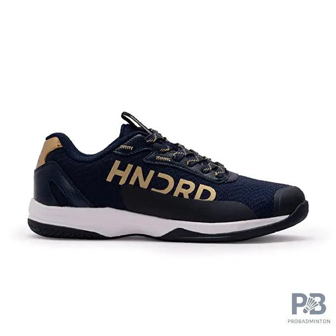 Hundred XOOM Pro Non-Marking Cushion Badminton Shoe (Navy/Gold)