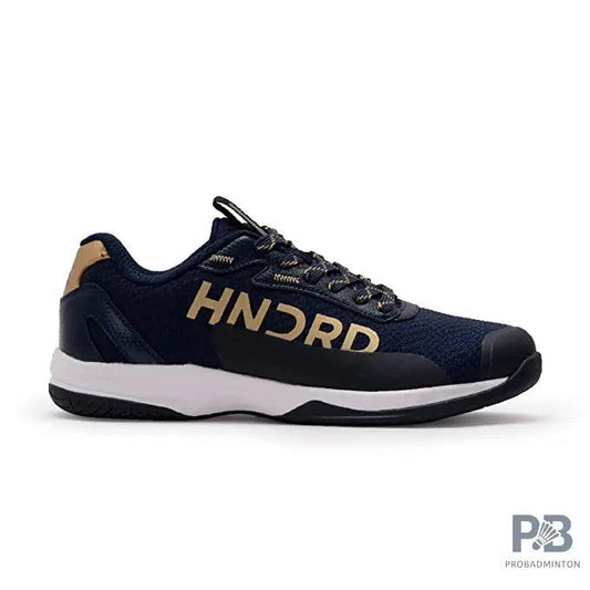 Hundred XOOM Pro Non-Marking Cushion Badminton Shoe (Navy/Gold)