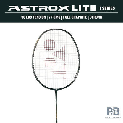 Yonex Astrox Lite 43i Badminton Racket – Ultra Lightweight Graphite | Isometric Head | Built-in T-Joint | Ideal for Fast Play
