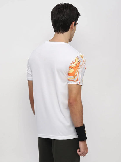 YONEX T Shirt Round Neck 2966 - White – Premium Breathable Tee for Badminton & Tennis Players
