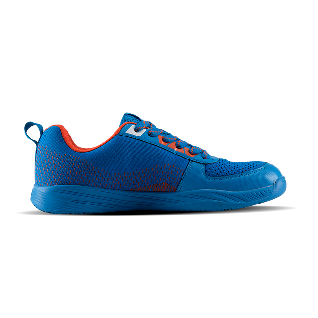 Hundred Court Flyer Badminton Shoe | BLUE / ORANGE
