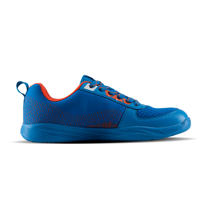 Hundred Court Flyer Badminton Shoe | BLUE / ORANGE