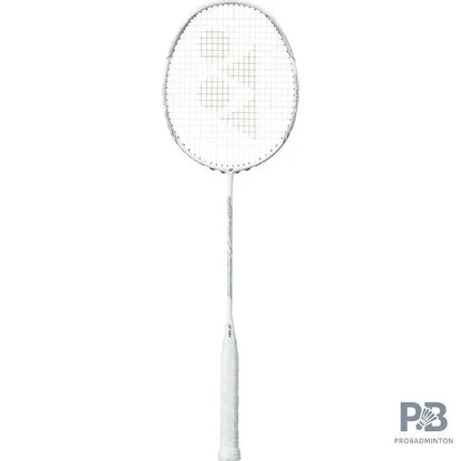 Yonex Nanoflare Nextage Badminton Racket | Medium Flex, Lightweight Power, White Grey