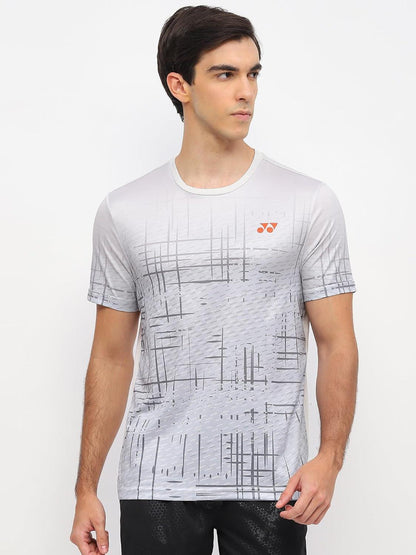 Yonex T-Shirt Polo 2968 Men’s Wear | Glacier Gray | Lightweight Badminton Sportswear