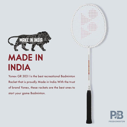 Yonex GR 303i Badminton Racket – 3U/G4 | Ideal for Beginners (In 5 Different Colours)
