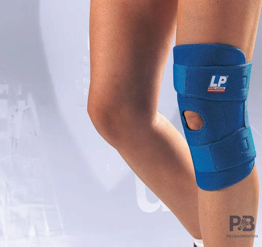 LP Open Patella Knee Support 758 – Adjustable Compression Brace for Patellar Stability, Pain Relief & Sports Protection (Blue)