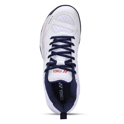 Yonex DOMINANT 6i Badminton Shoes - White Navy – Lightweight All-Court Shoes with Tru Cushion+
