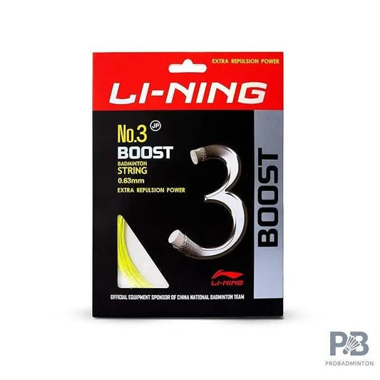 Li-Ning No. 3 Boost Nylon Badminton String with high Repulsion Power