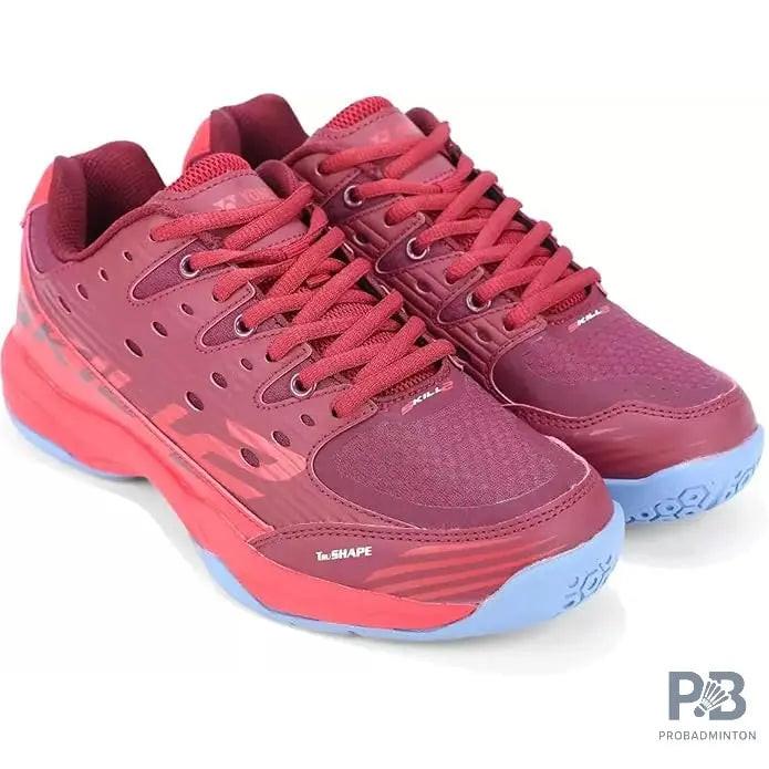 Yonex Tour Skill 2 JR Badminton Shoes (CABERNET FLAME / SCARLET MOUNTAIN)