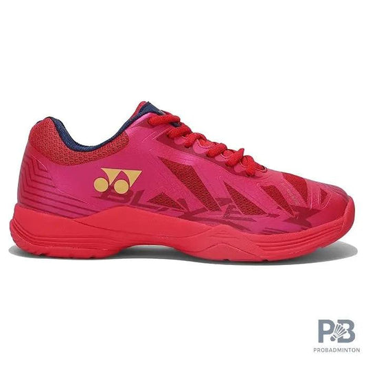 Yonex Blaze 3 Badminton Shoes | Red/Dark Pink/Gold