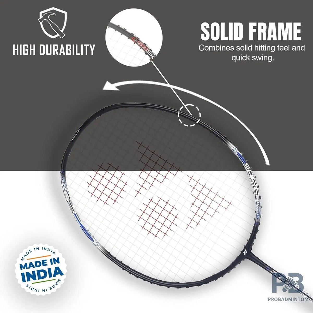Yonex Astrox Attack 9 Badminton Racket | Black